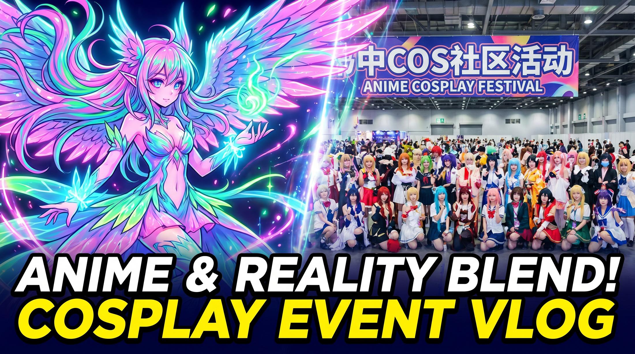 学生妹二次元：漫展Cosplay活动合影